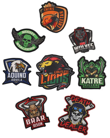 SQN Silicon Patch Combo (Set of 8)