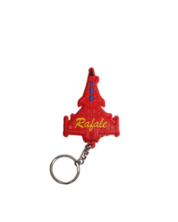 Rafale Silicon Keyring - Red (Indian Air Force)