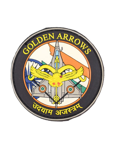Golden Arrows – No. 17 Squadron Silicon Patch (IAF Rafale Tribute)