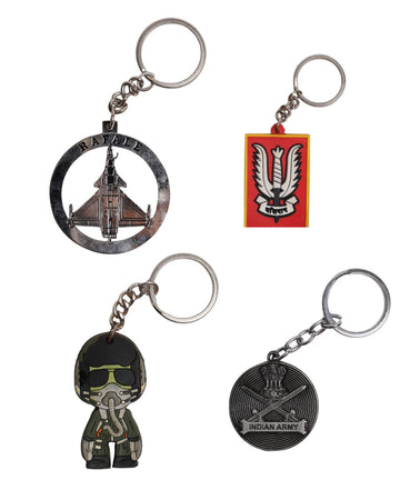 Keyring Combo Army - Air Force (Set of 4)