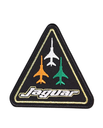 Jaguar Tricolor Formation – Tactical Jet Embroidered Patch (IAF Tri-Jet Edition)