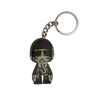 Pilot Silicon Keyring (Indian Air Force)