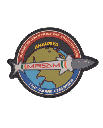 MRSAM Shaurya Missile - The Game Changer Silicon Round patch with velcro