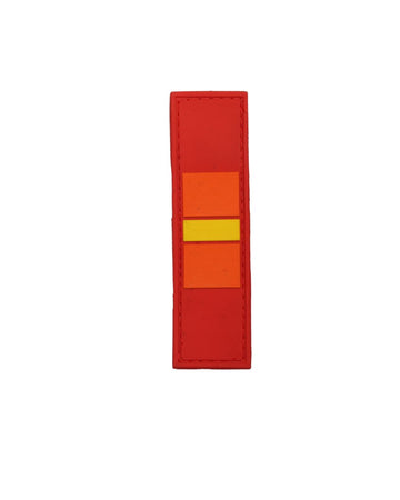 Weapon R - Red Orange Yellow Trade Silcon Badge