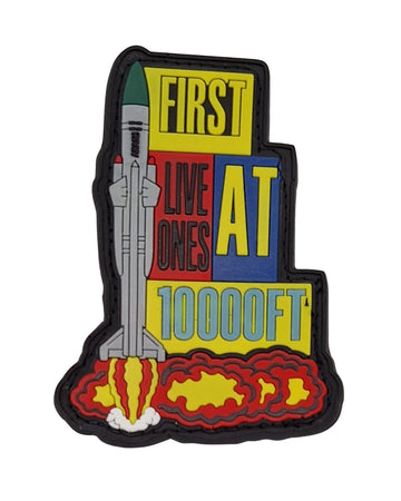 Akash Missile 10000 Ft Military Patch