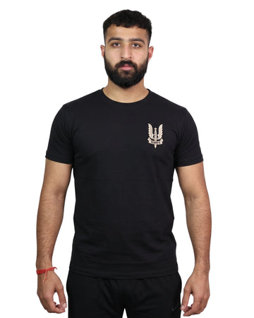 Indian Army Special Forces Balidan Black Cotton T-Shirt