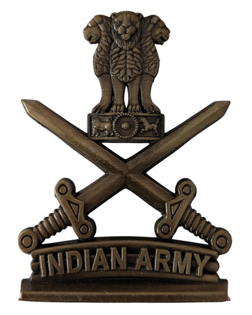 Indian Army Car Dashboard Badge Emblem