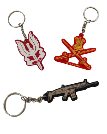 Soldiers Keyring Combo (Set of 3)