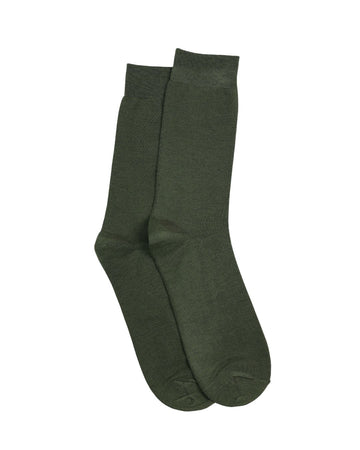 Indian Army Cotton Socks Set of 3 - Olive Green