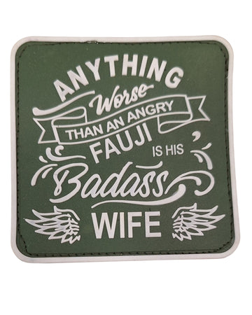 Badass Wife Military Patch