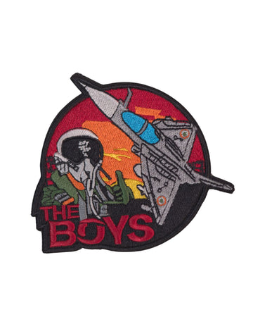 THE BOYS” – Embroidered Tactical Jet Patch (Fighter Pilot Sunset Edition)
