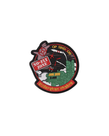 OP Sindoor S400 No Fly Zone SIlicon Patch