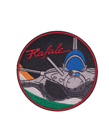 Rafale Strike – Indian Air Force Embroidered Tribute Patch (Round Edition)