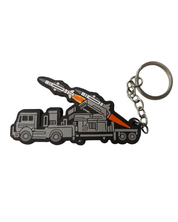 Indian Army Akash Missile System Silicon Keyring