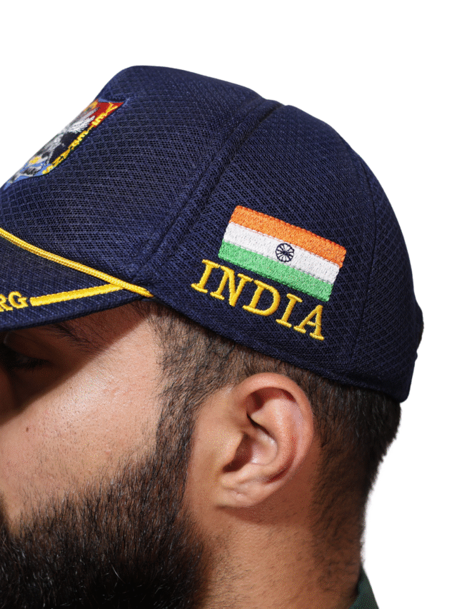 Tri-Service Honor - Indian Veterans Org Cap ( Net mash fabric )