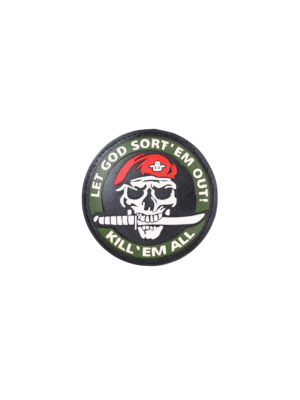 Kill ’Em All – Skull Commando Silicon Patch (Combat Grit Edition)