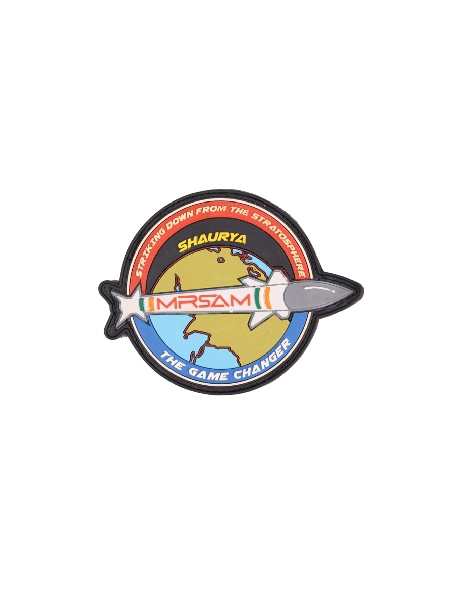 MRSAM Shaurya Missile - The Game Changer Silicon Round patch with velcro