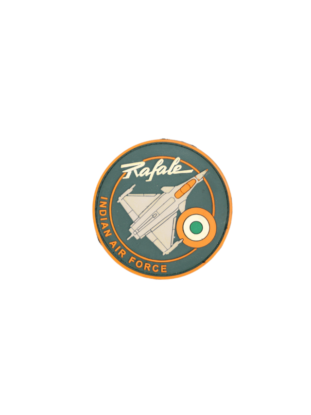Rafale Glory – Tricolor Roundel Silicon Patch (IAF Insignia Edition)