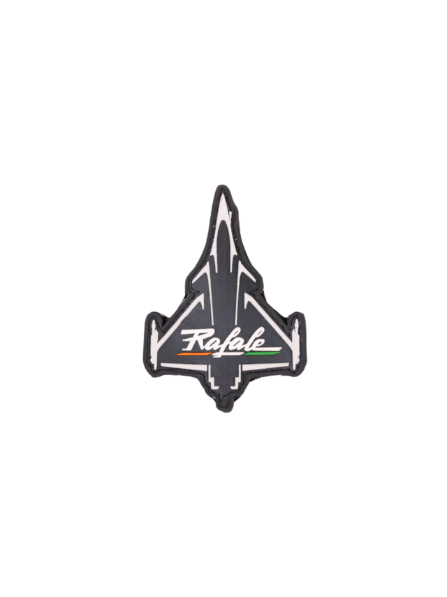 Rafale Silhouette – Minimal Jet Profile Silicon Patch (Stealth Black Edition)