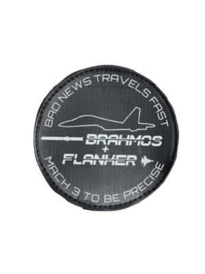 BrahMos Flanker Mach 3 to be precise round silicon Patch