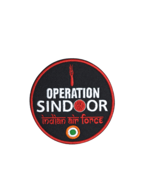 Operation Sindoor Indian Air Force Classic Embroidered round patch