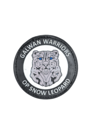 Galwan Warriors – OP Snow Leopard Silicon Round Patch