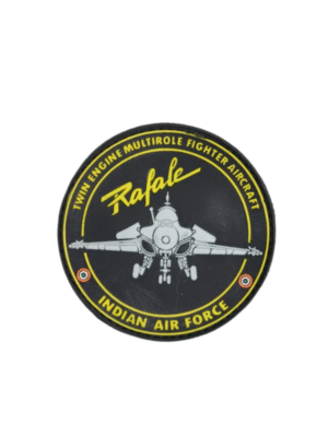 Rafale Multirole Indian Air Force Round Silicon Patch