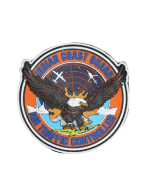 Indian Coast Guard ATC Round Silicon Patch