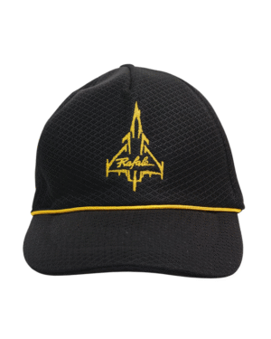 Rafale Black Net mesh embroidered cap