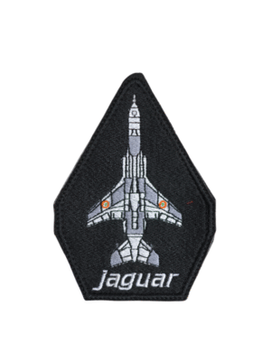 Jaguar Strike Jet hexagonal Embroidered Patch