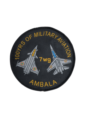 Ambala 7 wing round 100 years celebration weaving patch