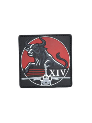 14 Bulls square silicon patch