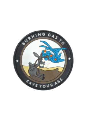 Burning Gas to Save Your Ass round silicon Patch